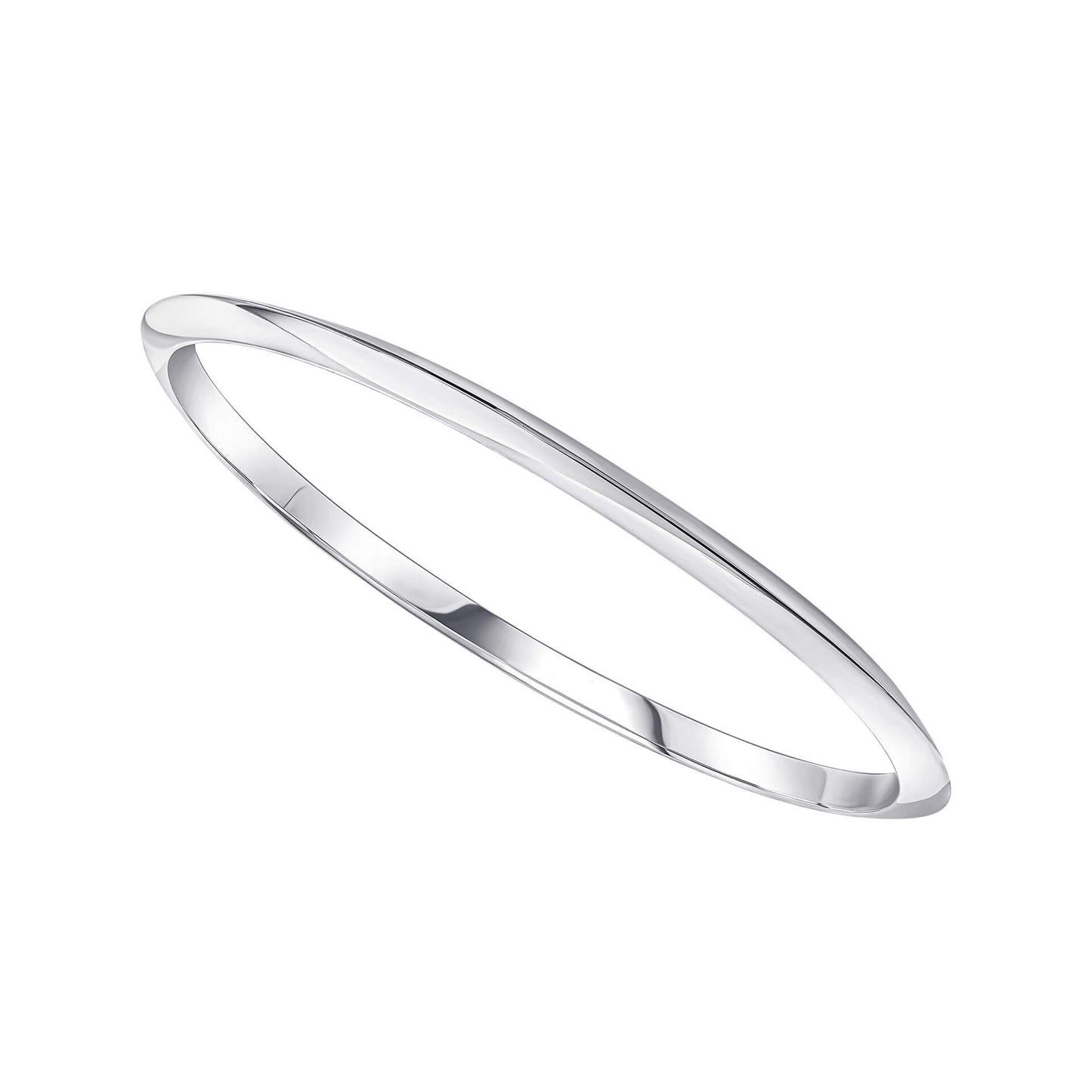 Gecko Knife Edge Bangle - 925 Sterling Silver
