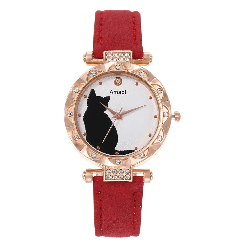 Casual Cat Buckle Quartz Women’s Watch
