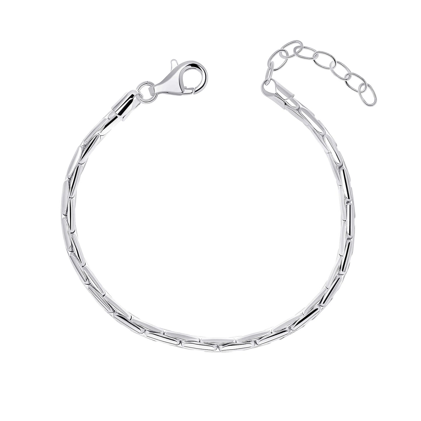 Gecko Organic Heavyweight Snake Chain Bracelet - 925 Sterling Silver