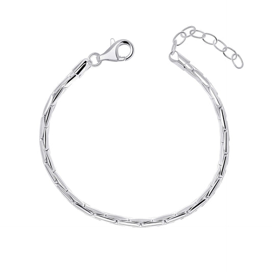Gecko Organic Heavyweight Snake Chain Bracelet - 925 Sterling Silver