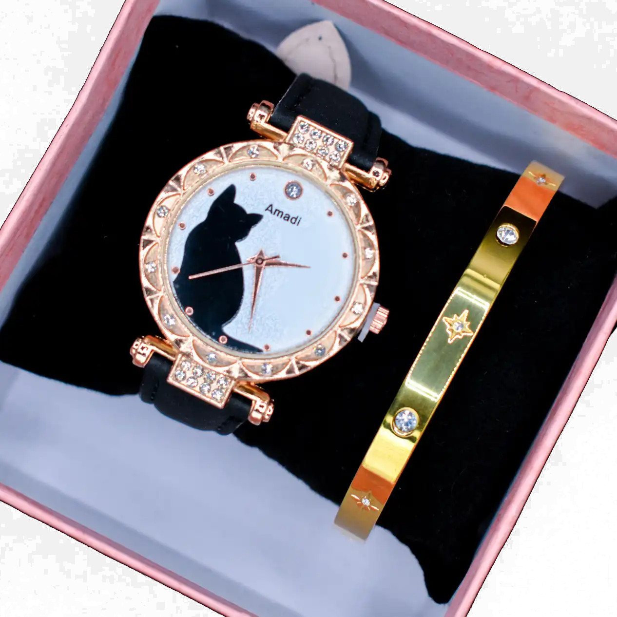 Casual Cat Buckle Quartz Women’s Watch