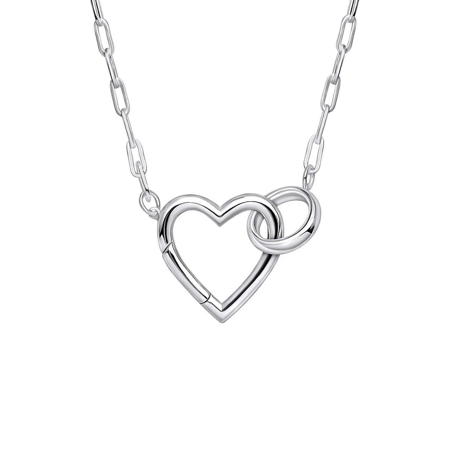 Beginnings Gecko Heart Connection Chain Sterling Silver Set
