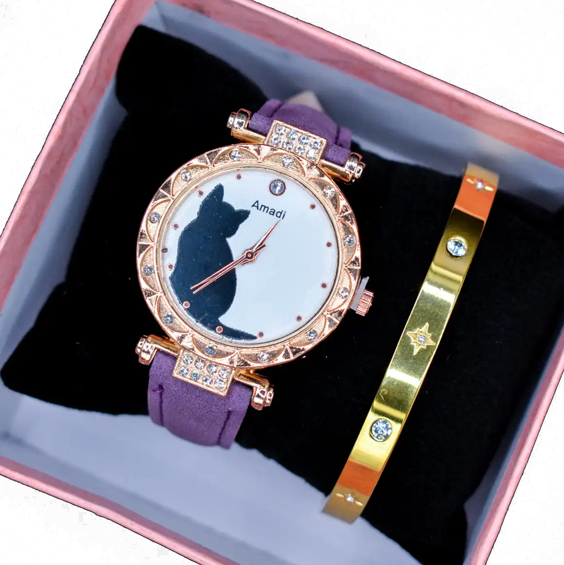 Casual Cat Buckle Quartz Women’s Watch