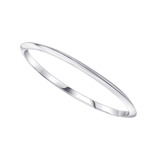 Gecko Knife Edge Bangle - 925 Sterling Silver