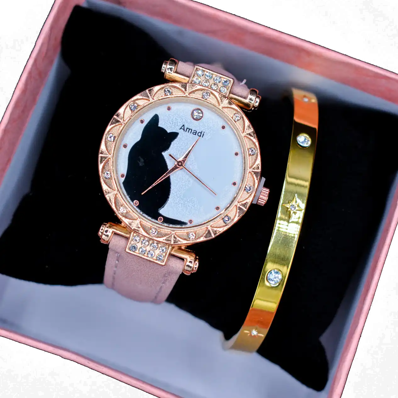 Casual Cat Buckle Quartz Women’s Watch