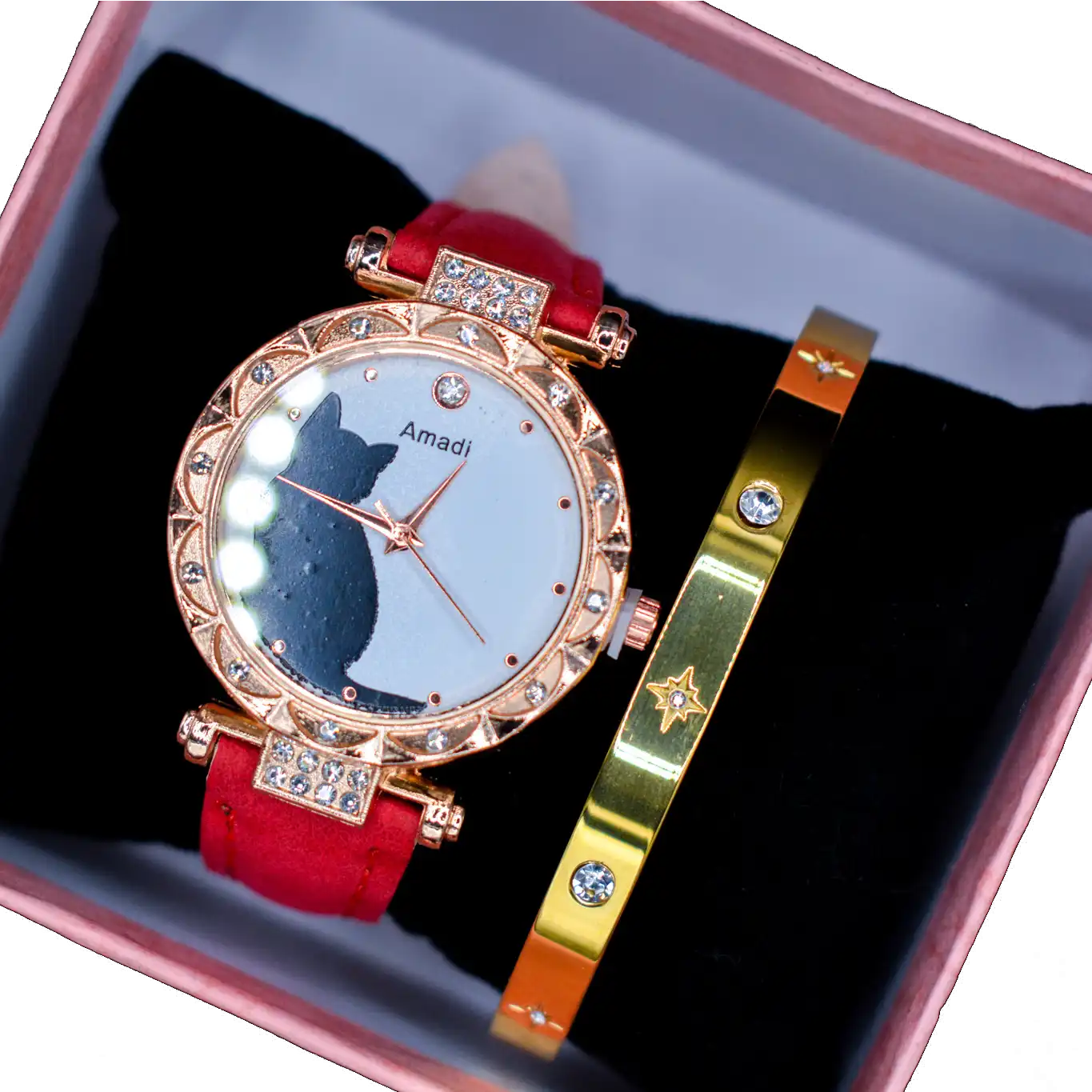 Casual Cat Buckle Quartz Women’s Watch